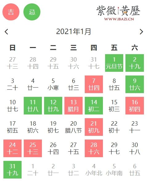 1月这些旺运吉日请签收