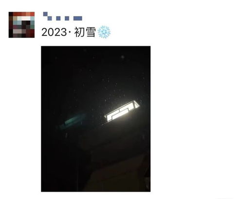 朋友圈刷屏 2023年靖江的第一场雪