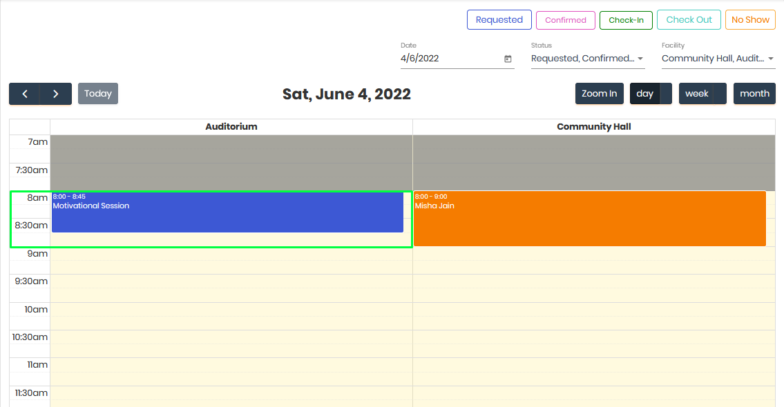 Appointment Calendar Management 