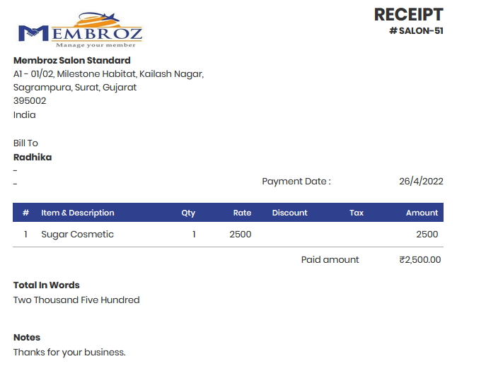 bill management system