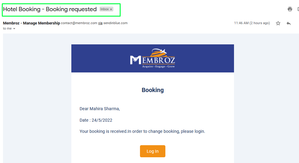 manage hotel booking